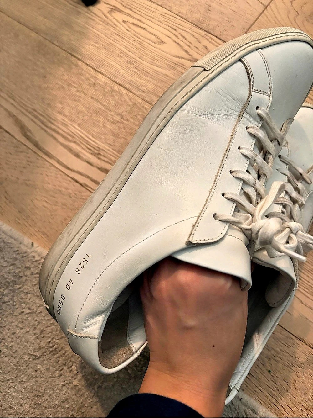 Common Projects Original Achilles Low White Sneakers MENS US 8